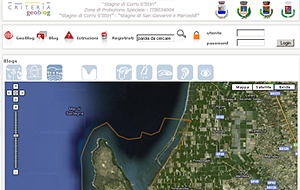un esempio di Geoblog realizzato per il Sito di Importanza Comunitaria di Terralba