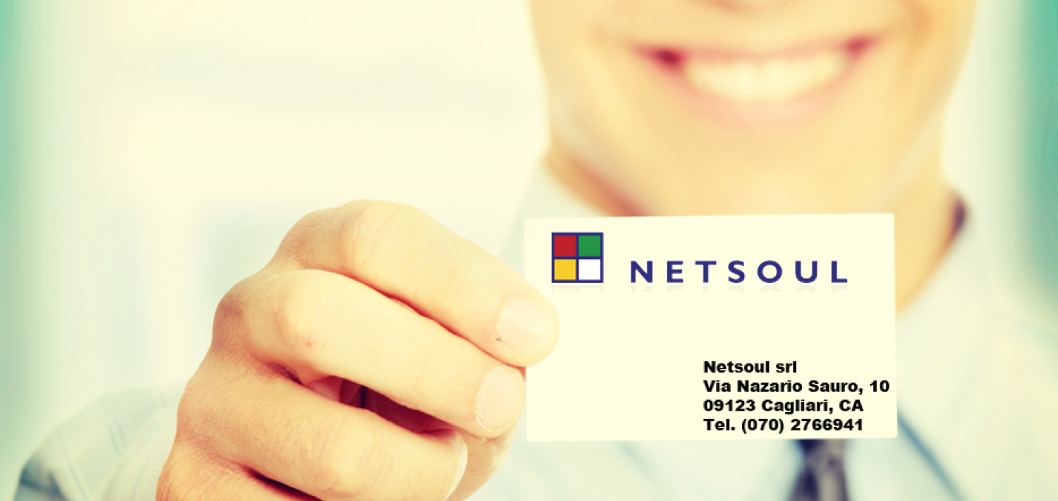 Netsoul biglietto da visita